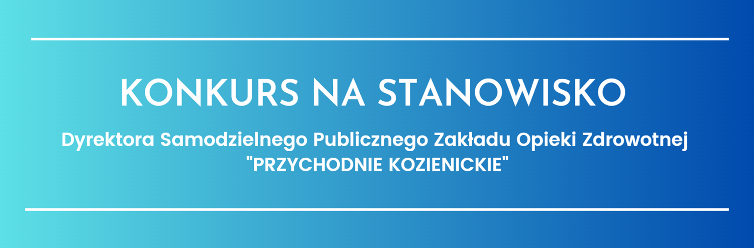 Konkurs na Dyrektora SPZOZ